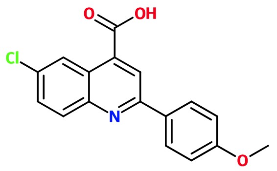 MC085342 6-Chloro-2-(4-methoxyphenyl)quinoline-4-carboxylic acid (image for) MC085342 6-Chloro-2-(4-methoxyphenyl)quinoline-4-carboxylic acid